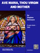 Ave Maria, Thou Virgin and Mother SA choral sheet music cover